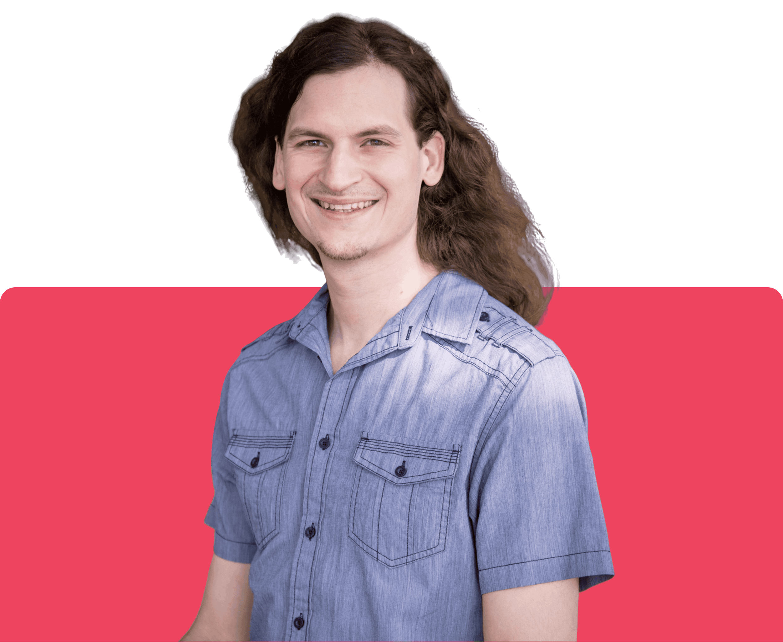 Pol-Profile Image Pol Image with red background